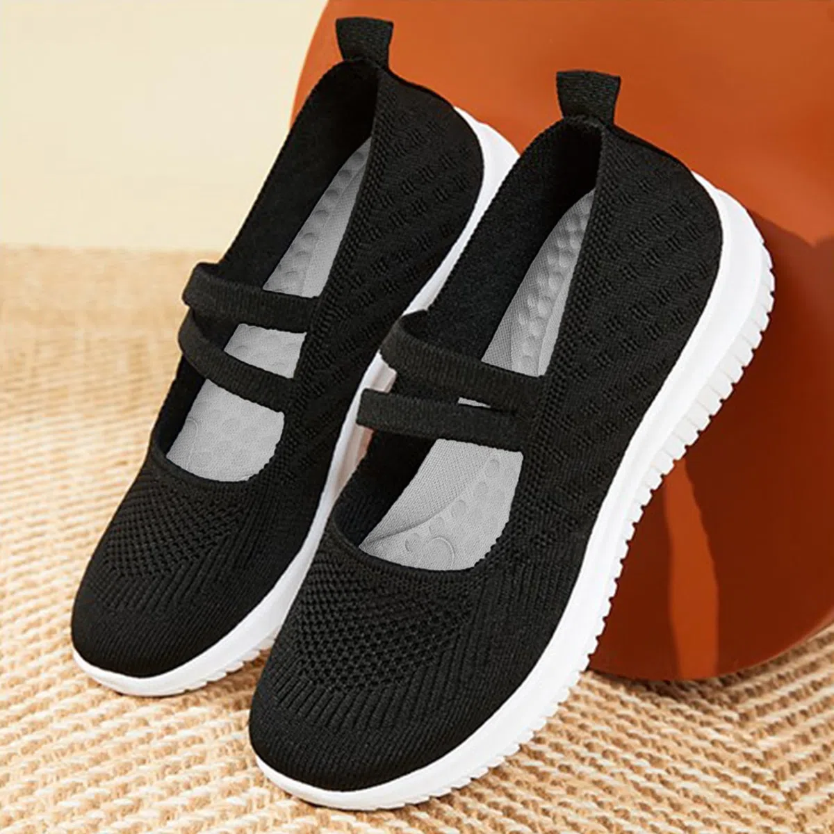 Alexis Leroy Donna Senza Lacci Antiscivolo Sneakers Palestra Lavoro Comode Scarpe