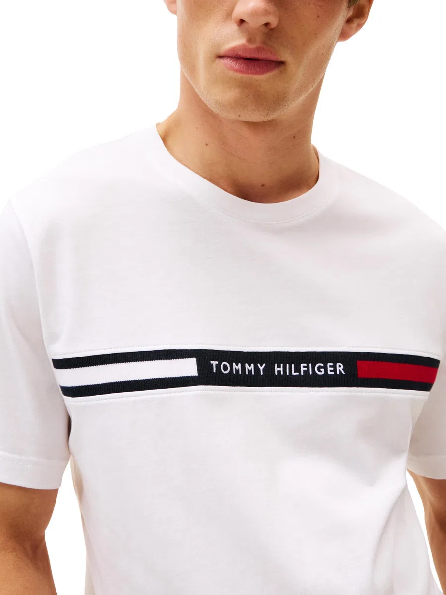 Tommy Hilfiger T-Shirt Maniche Corte Uomo Scollo Rotondo