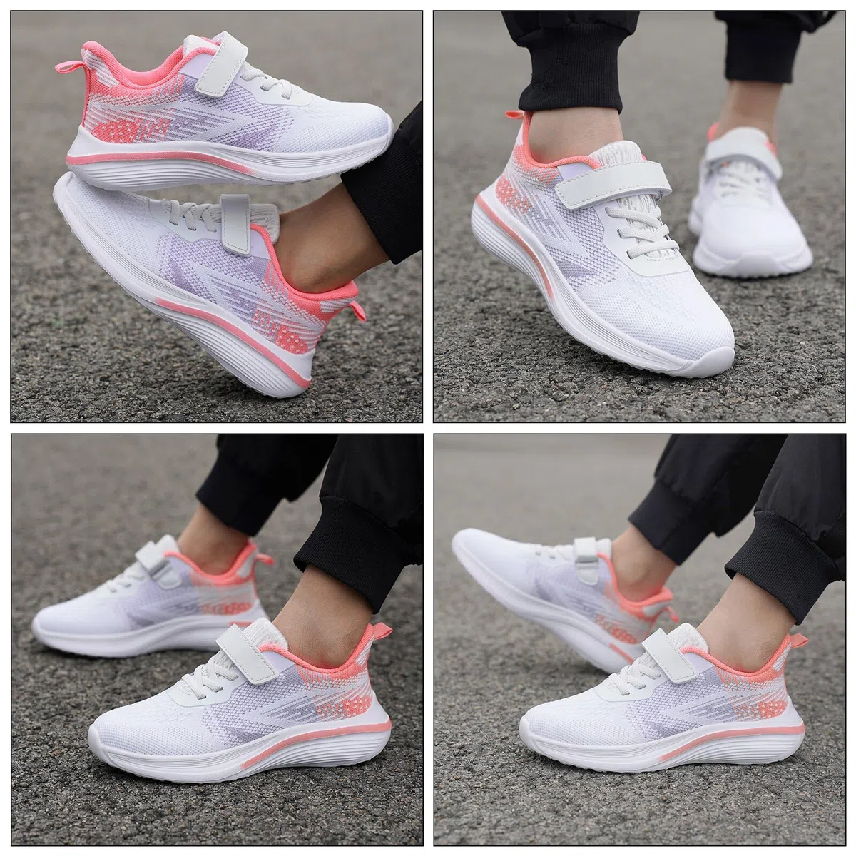 Sneaker Casual Bambino Ragazze Ragazzi Scarpe da Ginnastica Bambini Scarpe Ginnastica Tennis Leggero Scarpe Sportive Interno all'Aperto Scarpe Scarpe Corsa Bambini 28-39EU
