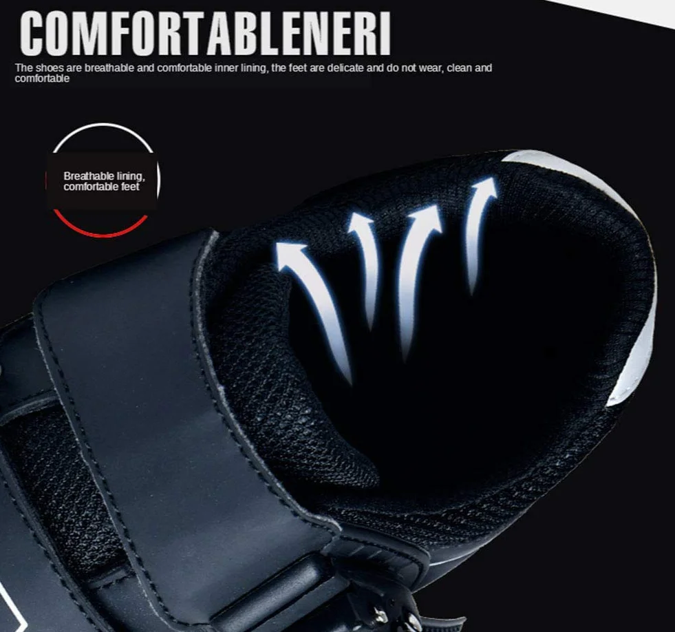 Scarpe da Ciclismo Antiscivolo, Scarpe da Strada e Mountain Bike Traspiranti in Fibra di Carbonio, Scarpe Sportive Assistite da Energia con Strisce Riflettenti