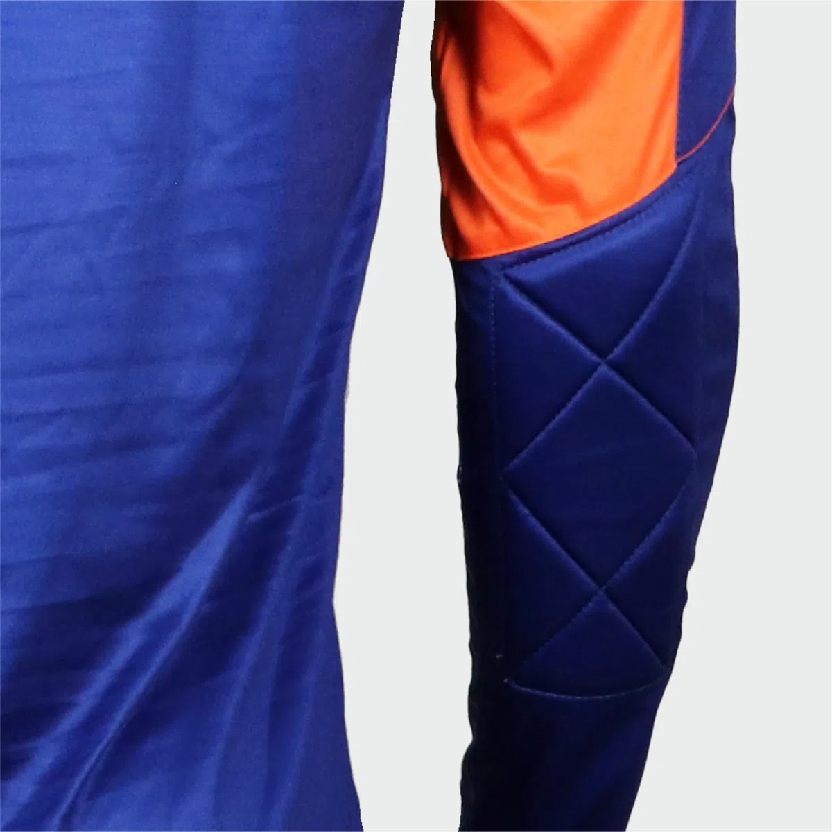 Ho Soccer KONTROL Blue/Orange - Maglietta da Portiere, Unisex, per Adulti, Blu/Arancione, L