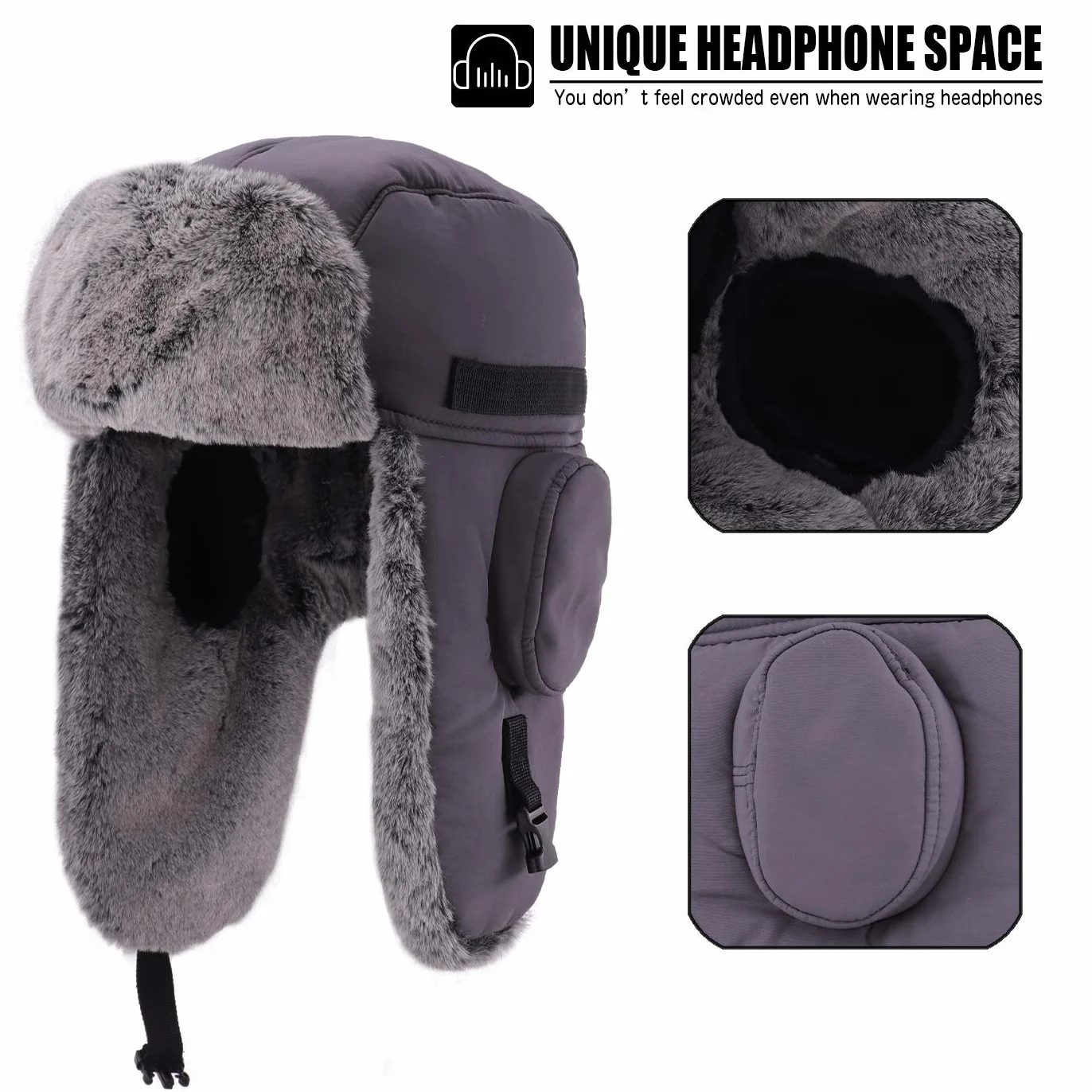 Gisdanchz Inverno Sci Cappello Impermeabile Colbacco Russo Cappello con Paraorecchie