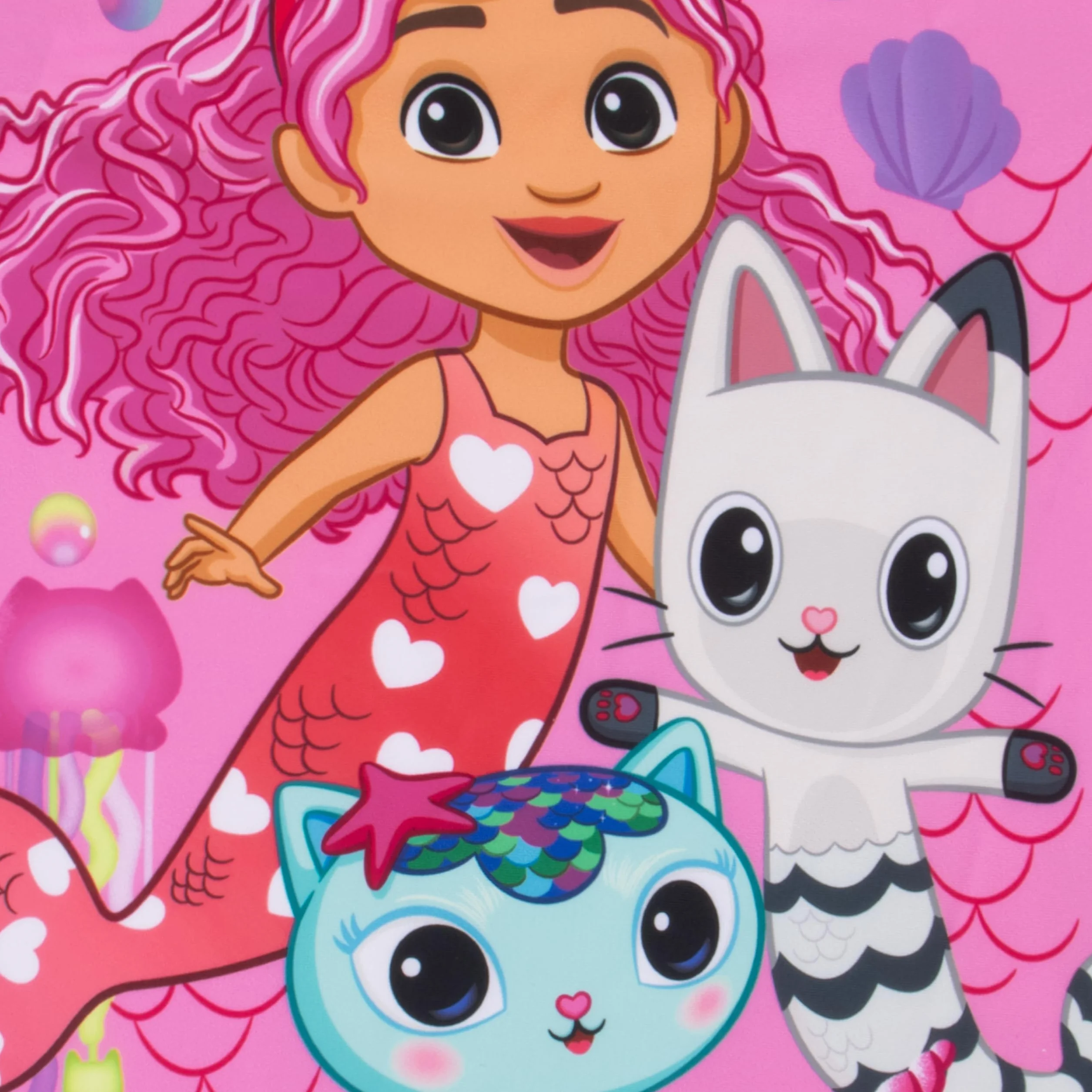 DreamWorks Gabby's Dollhouse Costume Piscina Bambina, Costume Bambino Piscina, Costumi Interi Sirena